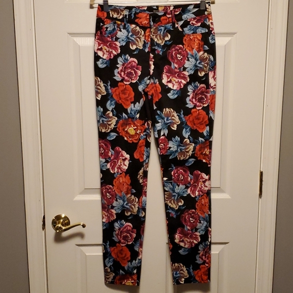 Chico's Floral Print Jeggings - Picture 3 of 6